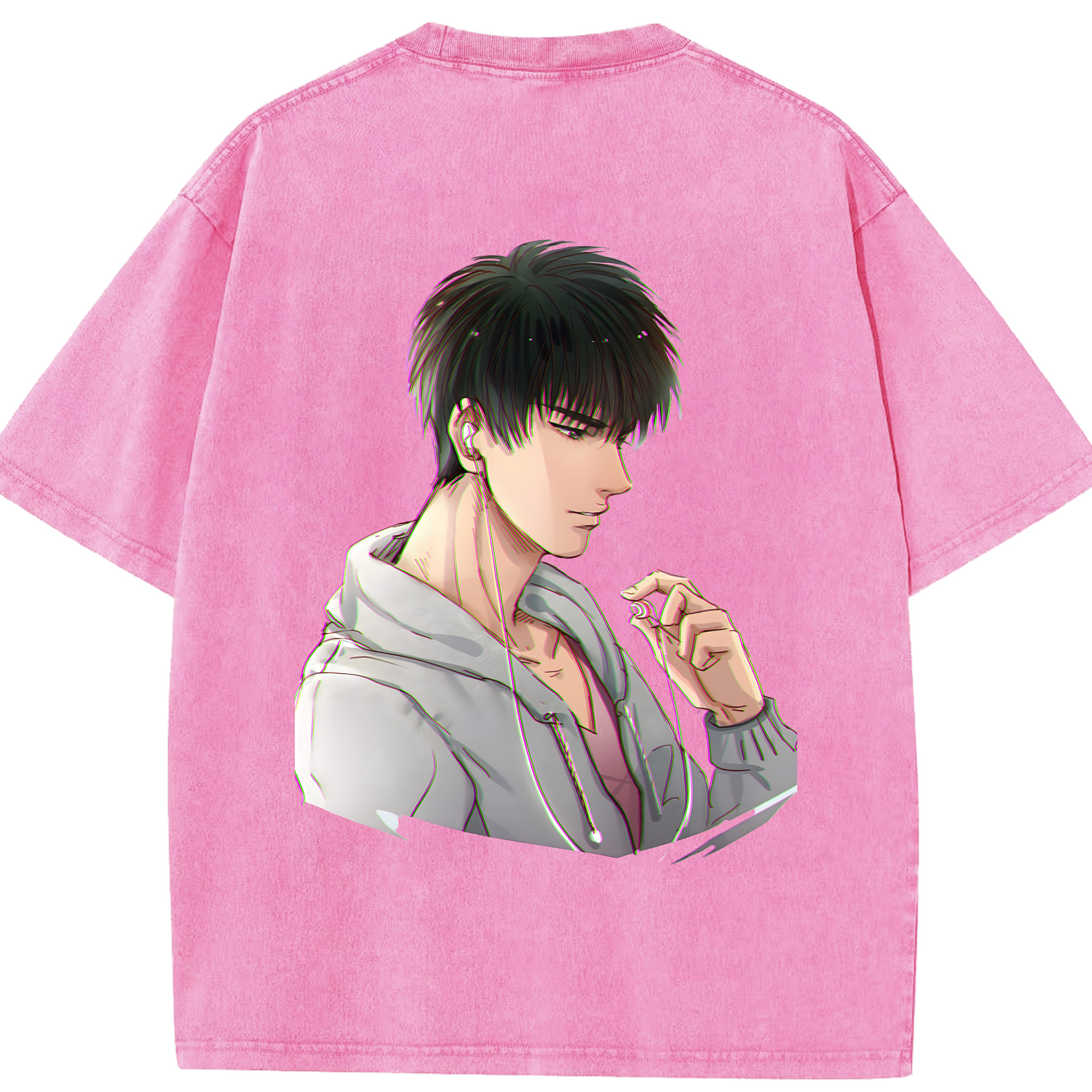（画像用） SLAM DUNK／スラムダンク 綿100% ヴィンテージ風 半袖Tシャツ（背面プリント）